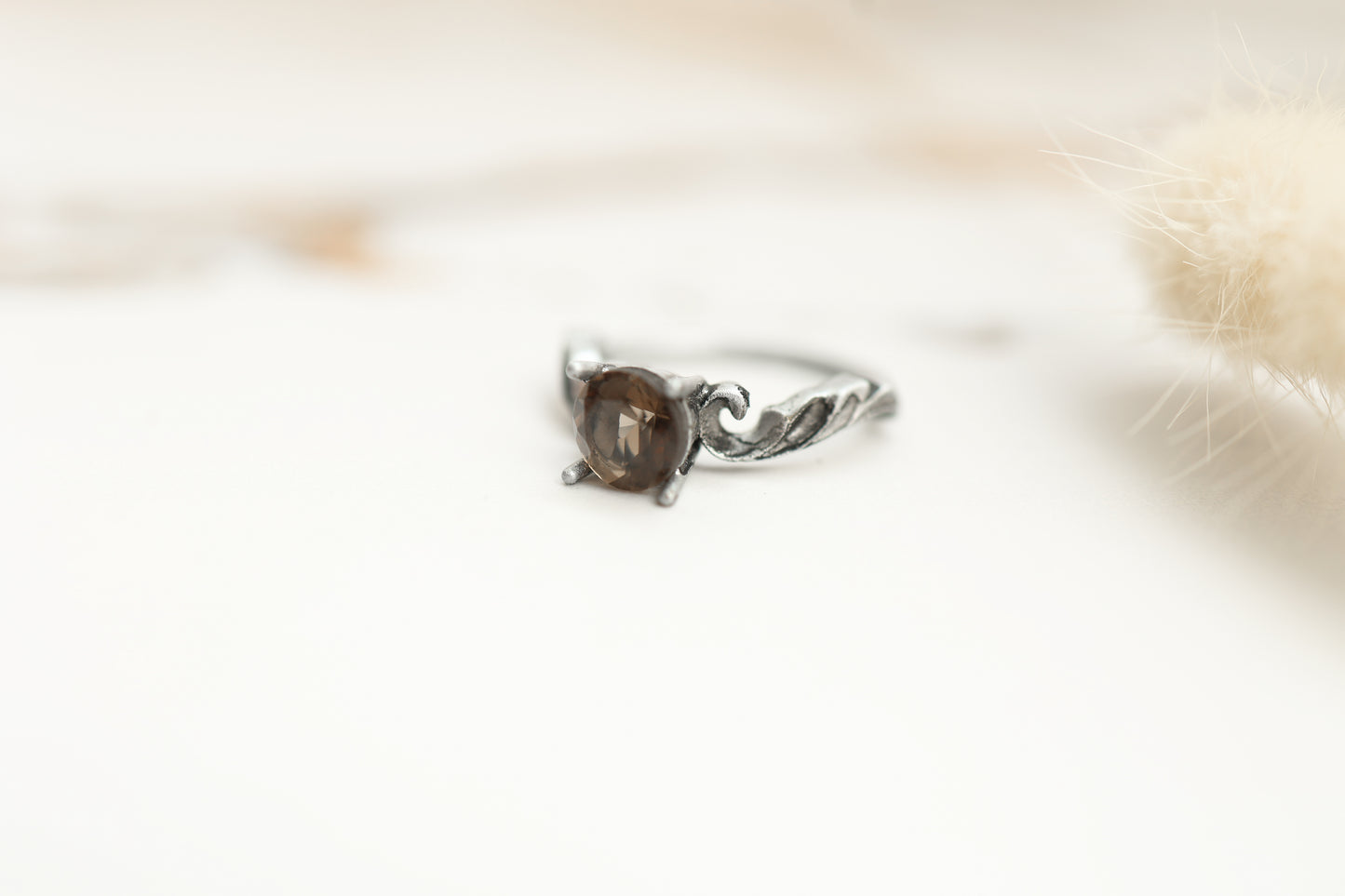 High Scroll Ring - Silver