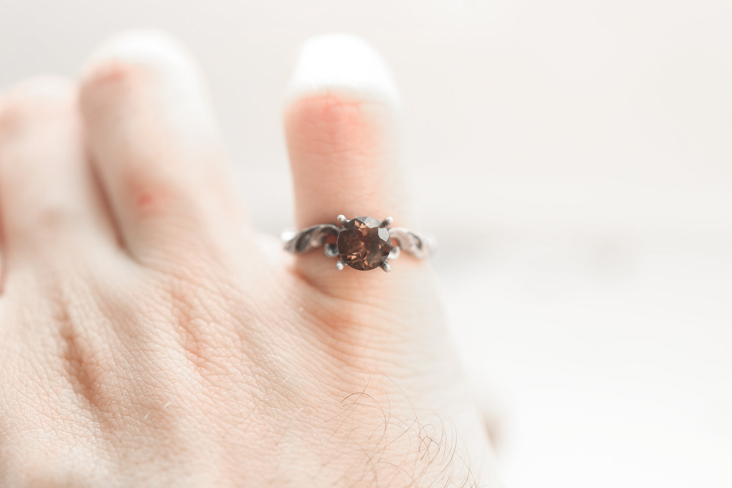 High Scroll Ring - Silver