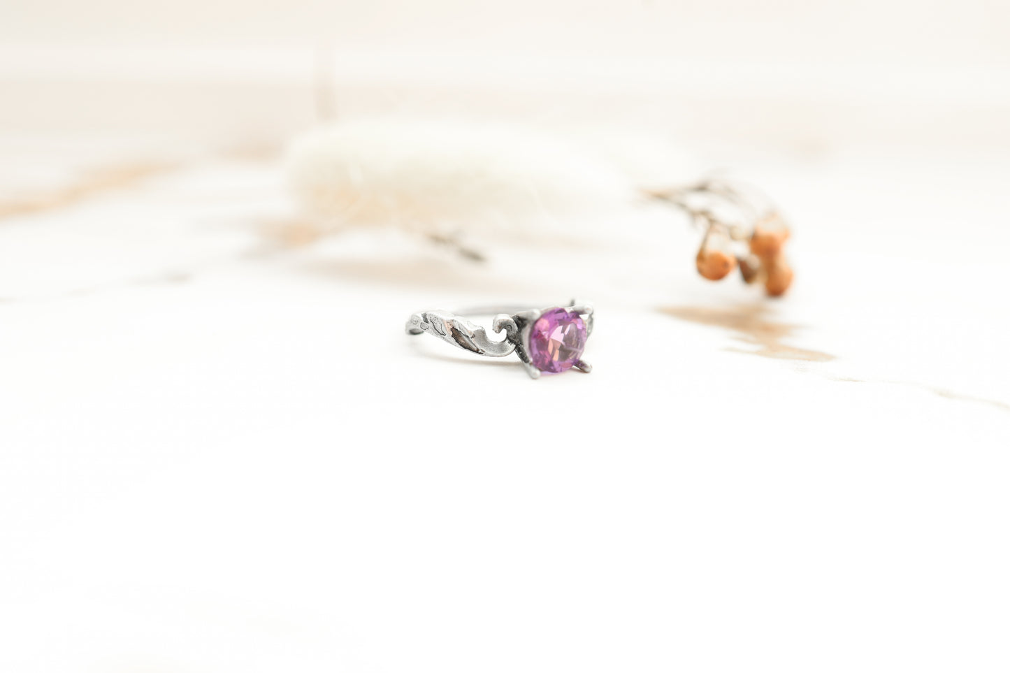 High Scroll Ring - Silver
