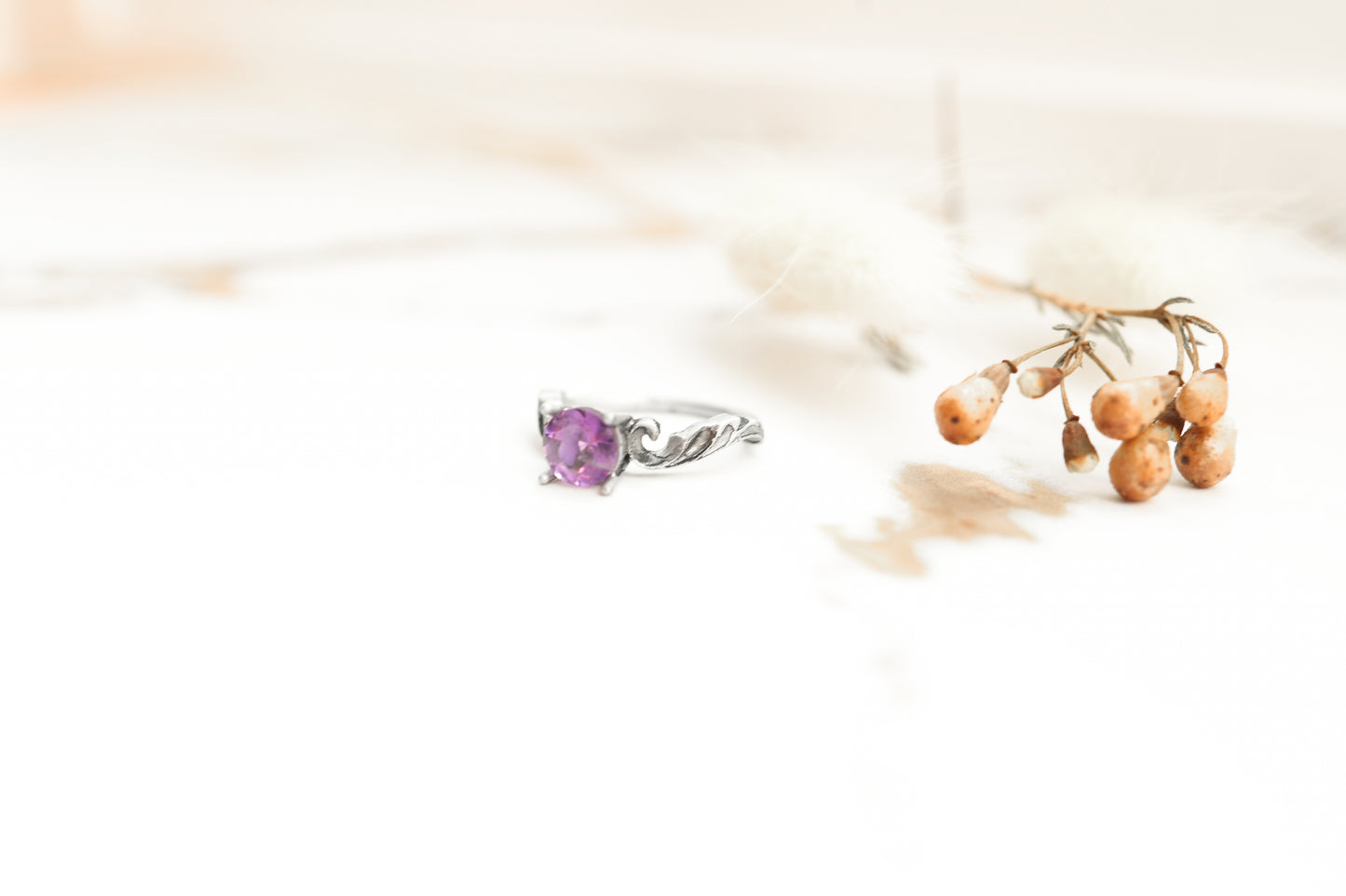 High Scroll Ring - Silver