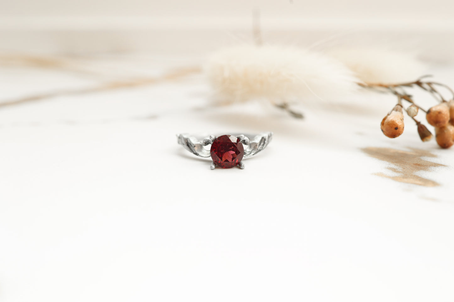 High Scroll Ring - Silver