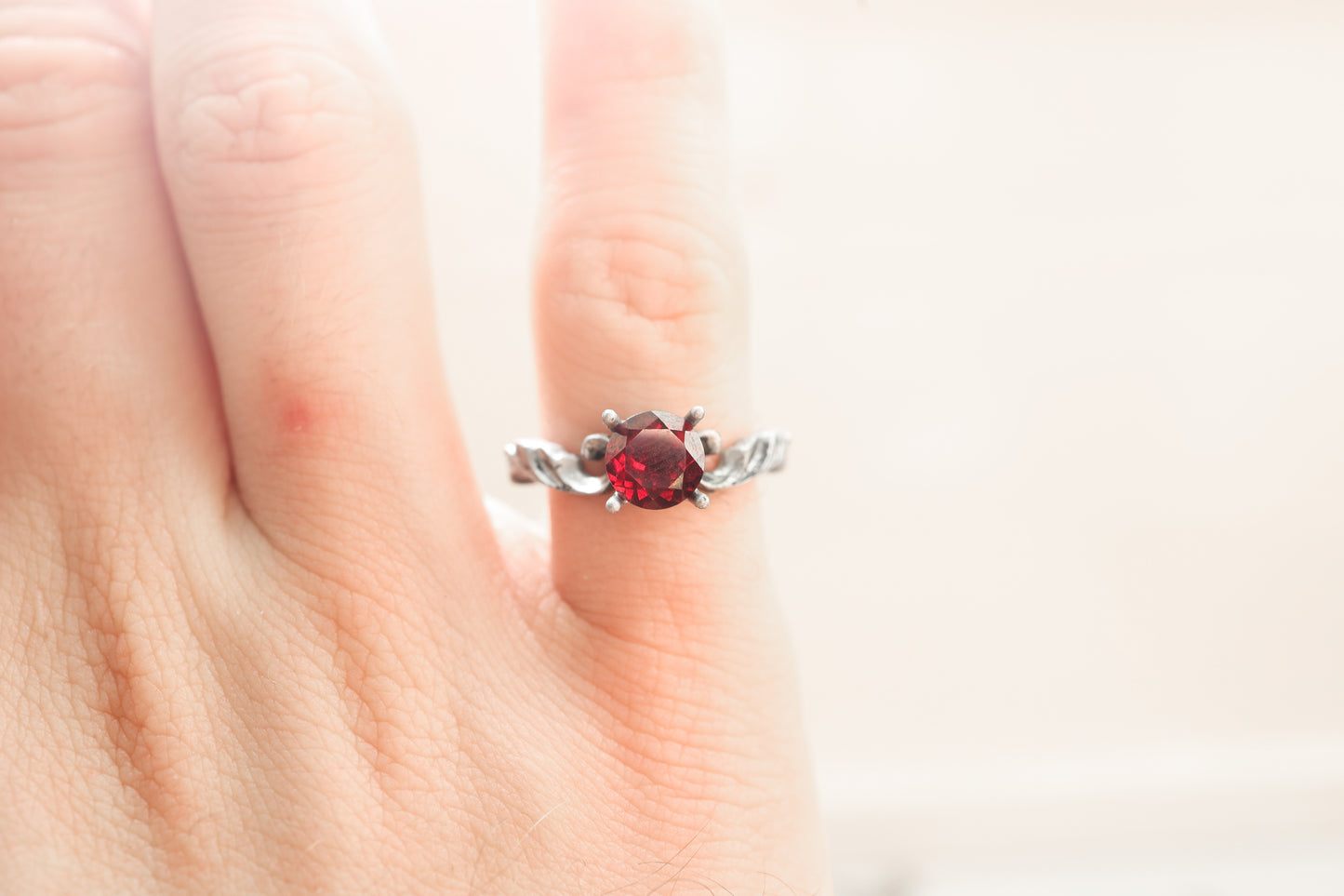 High Scroll Ring - Silver