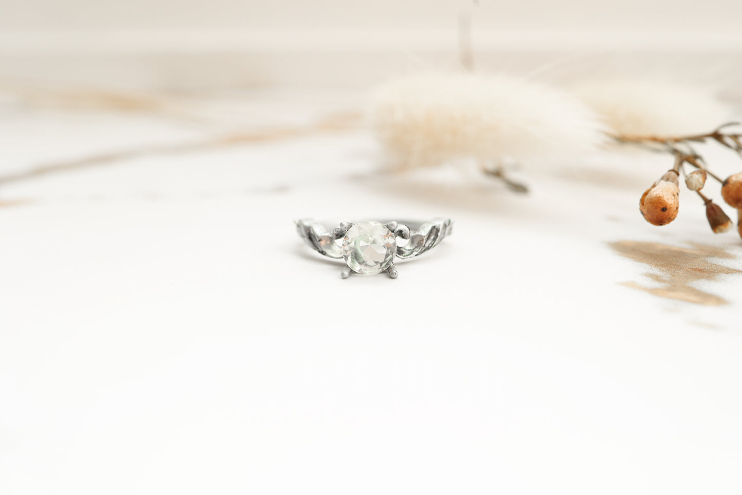 High Scroll Ring - Silver