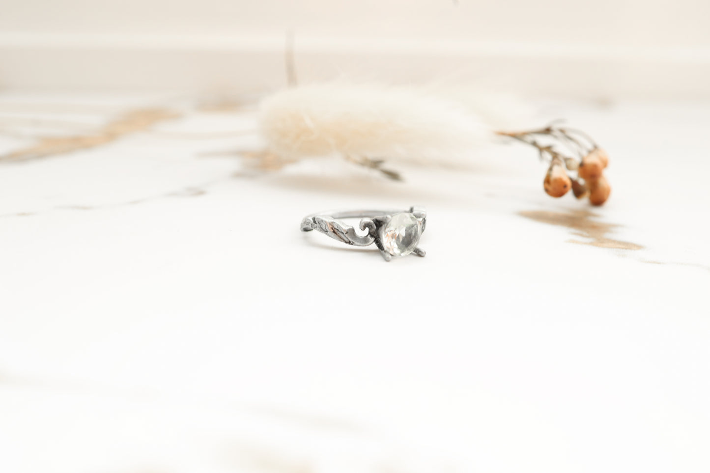 High Scroll Ring - Silver