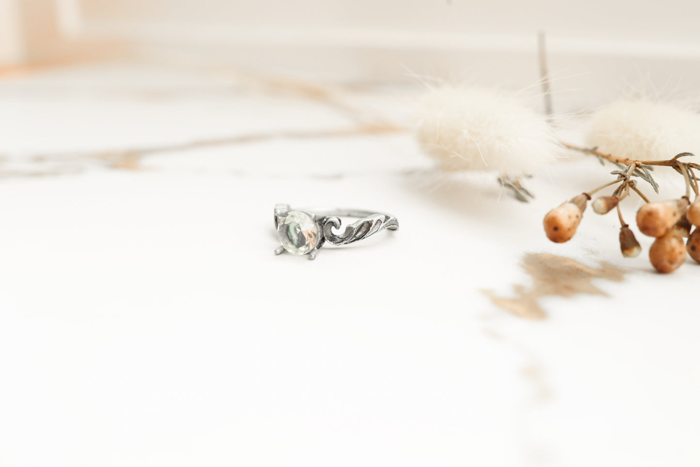 High Scroll Ring - Silver