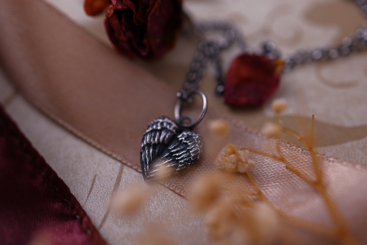 Wings of Protection (Small) - Necklace