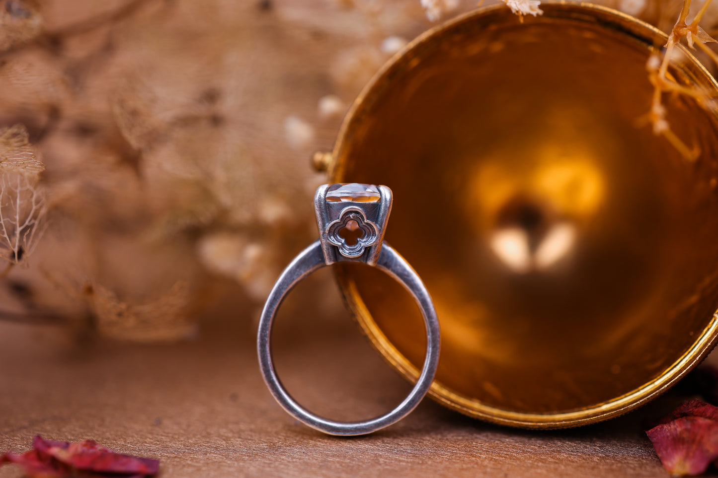 Regalia Ring - White Topaz