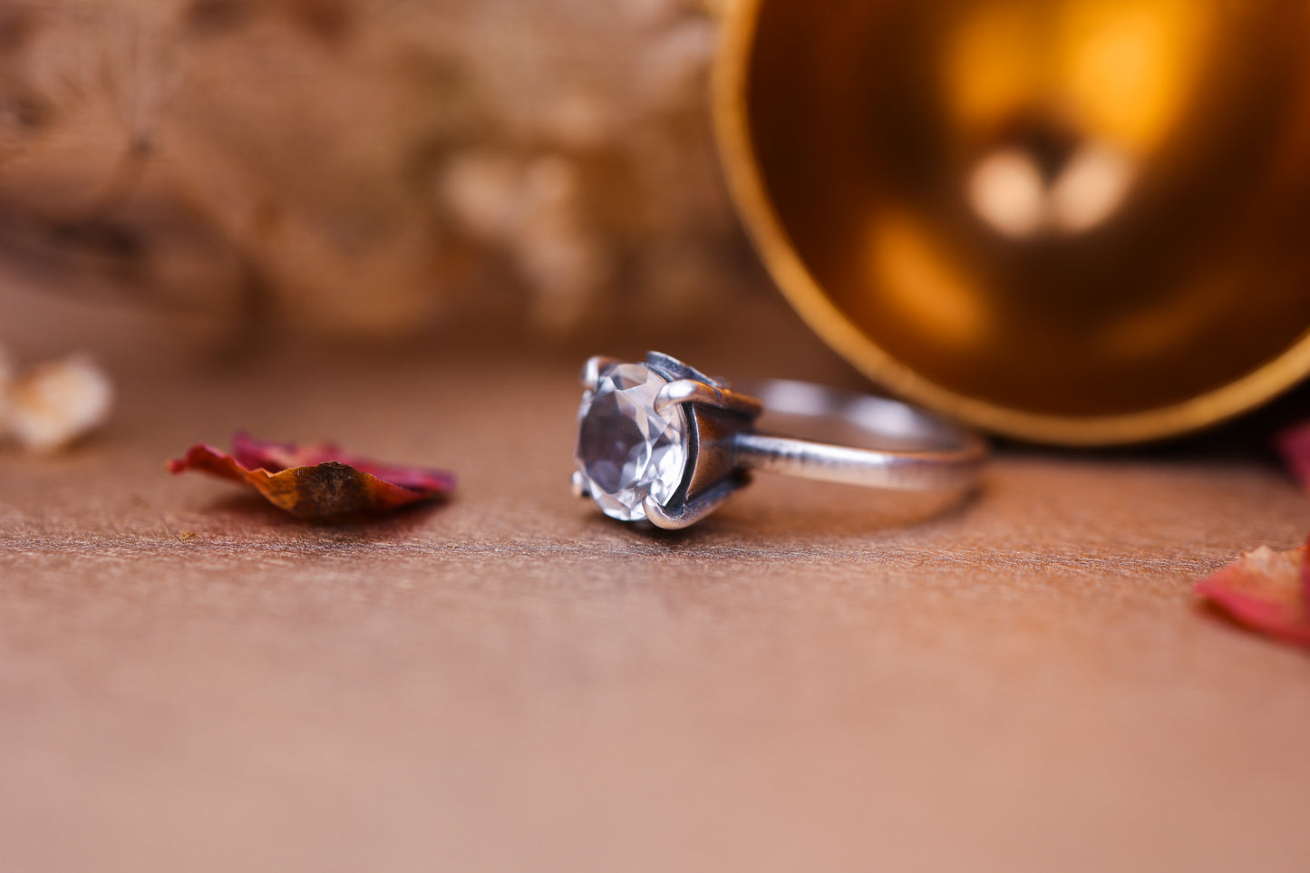 Regalia Ring - White Topaz