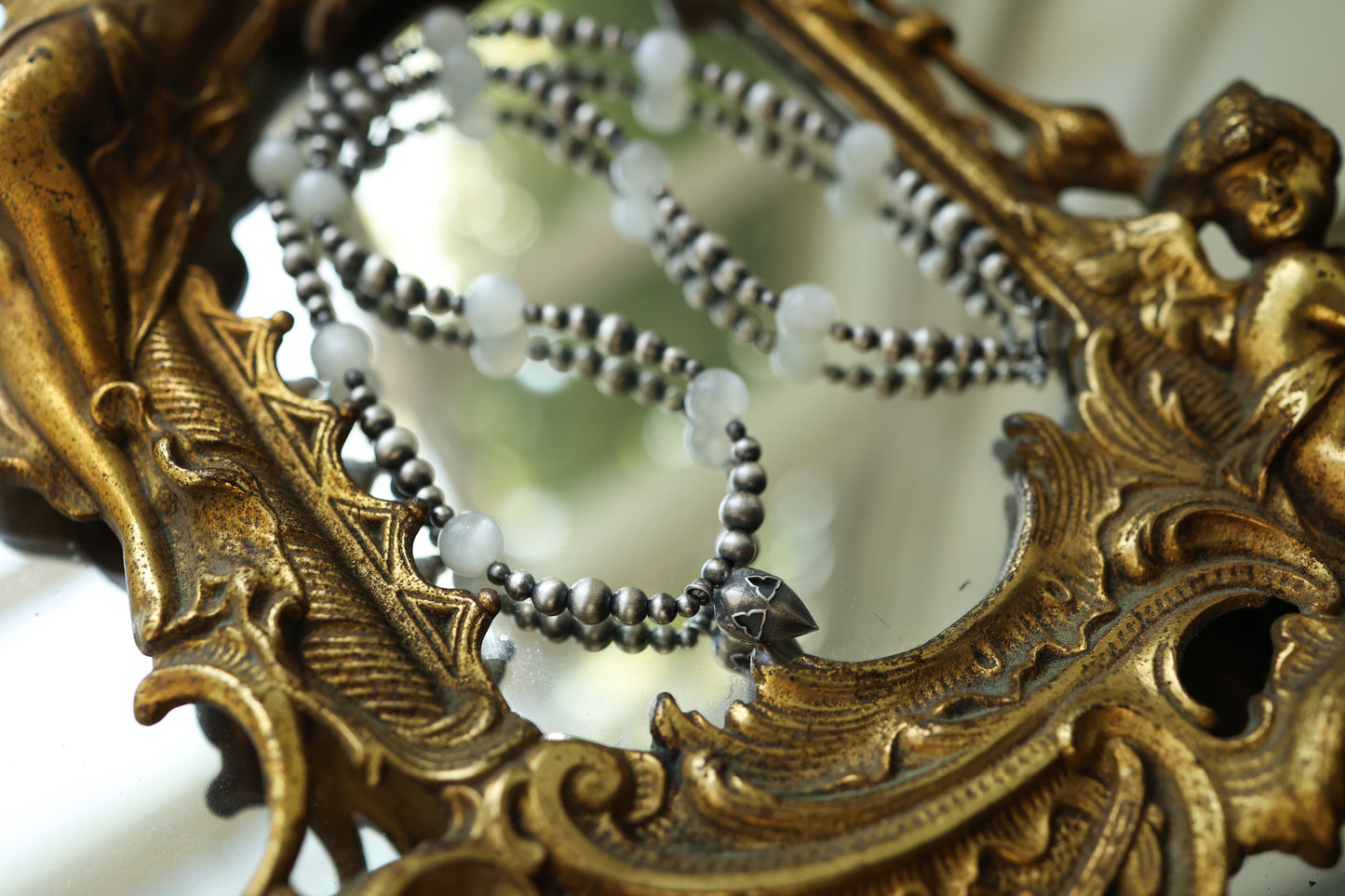 Spirit Strand - White Moonstone Sterling Silver
