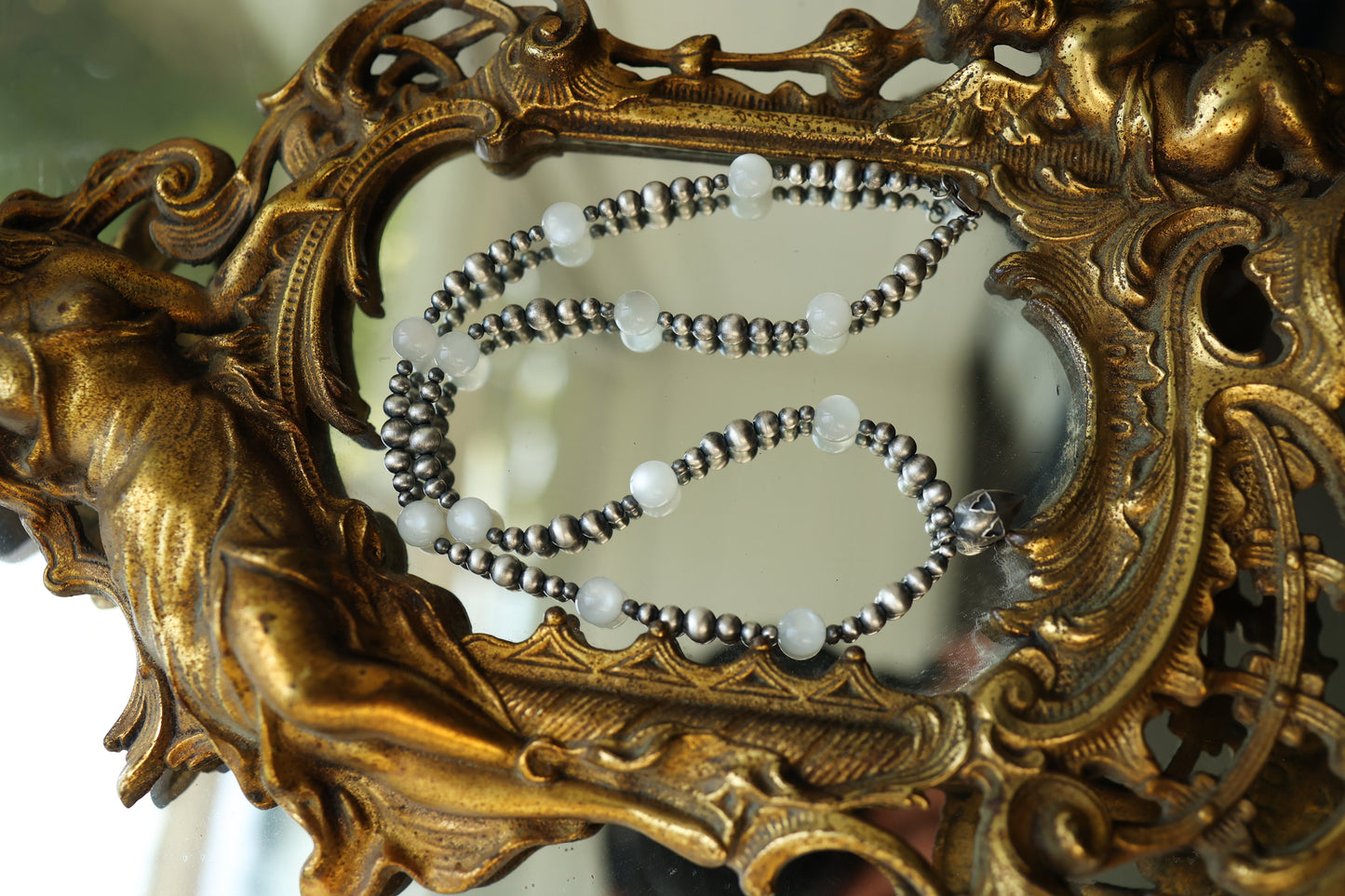 Spirit Strand - White Moonstone Sterling Silver