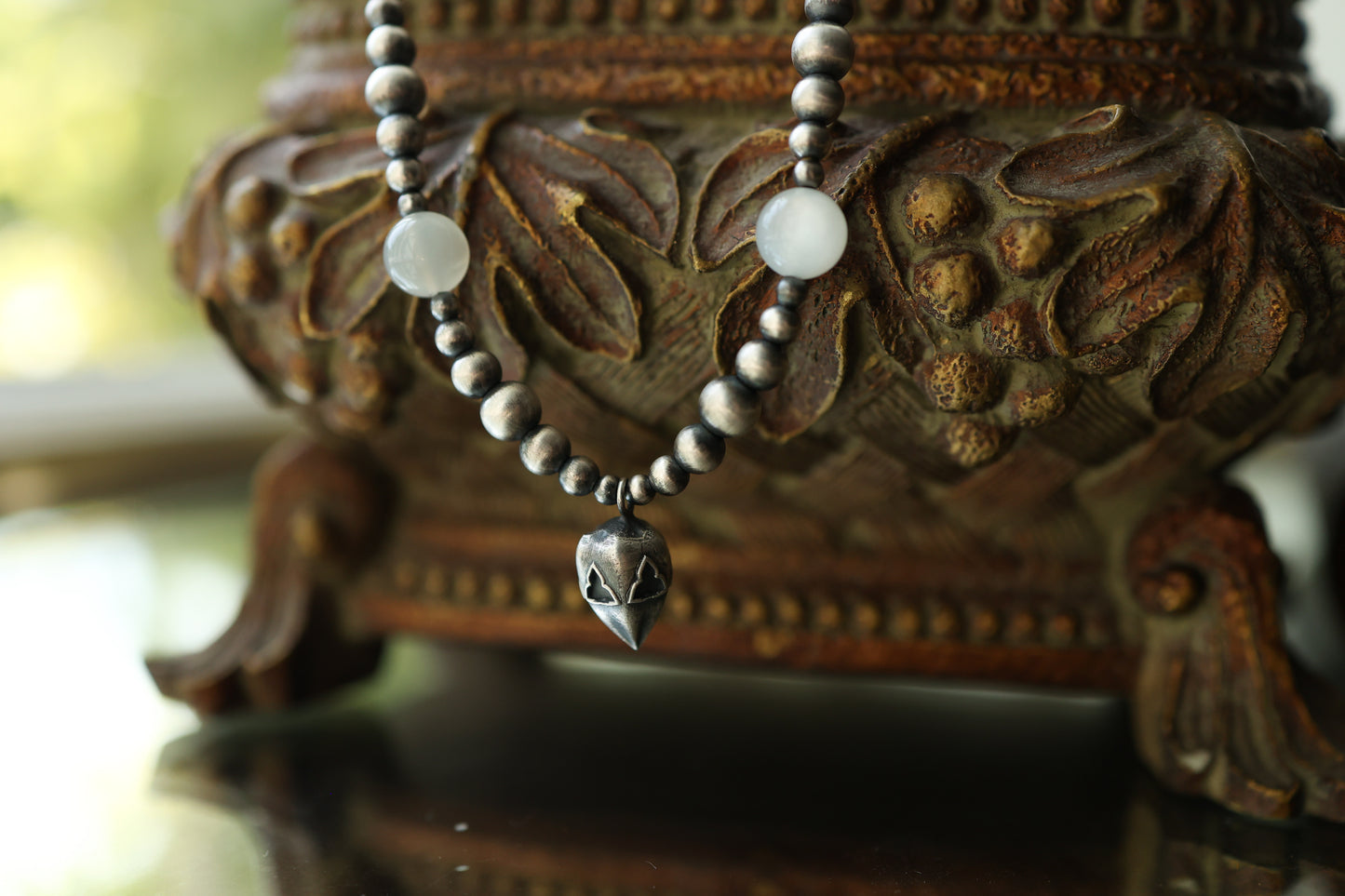Spirit Strand - White Moonstone Sterling Silver