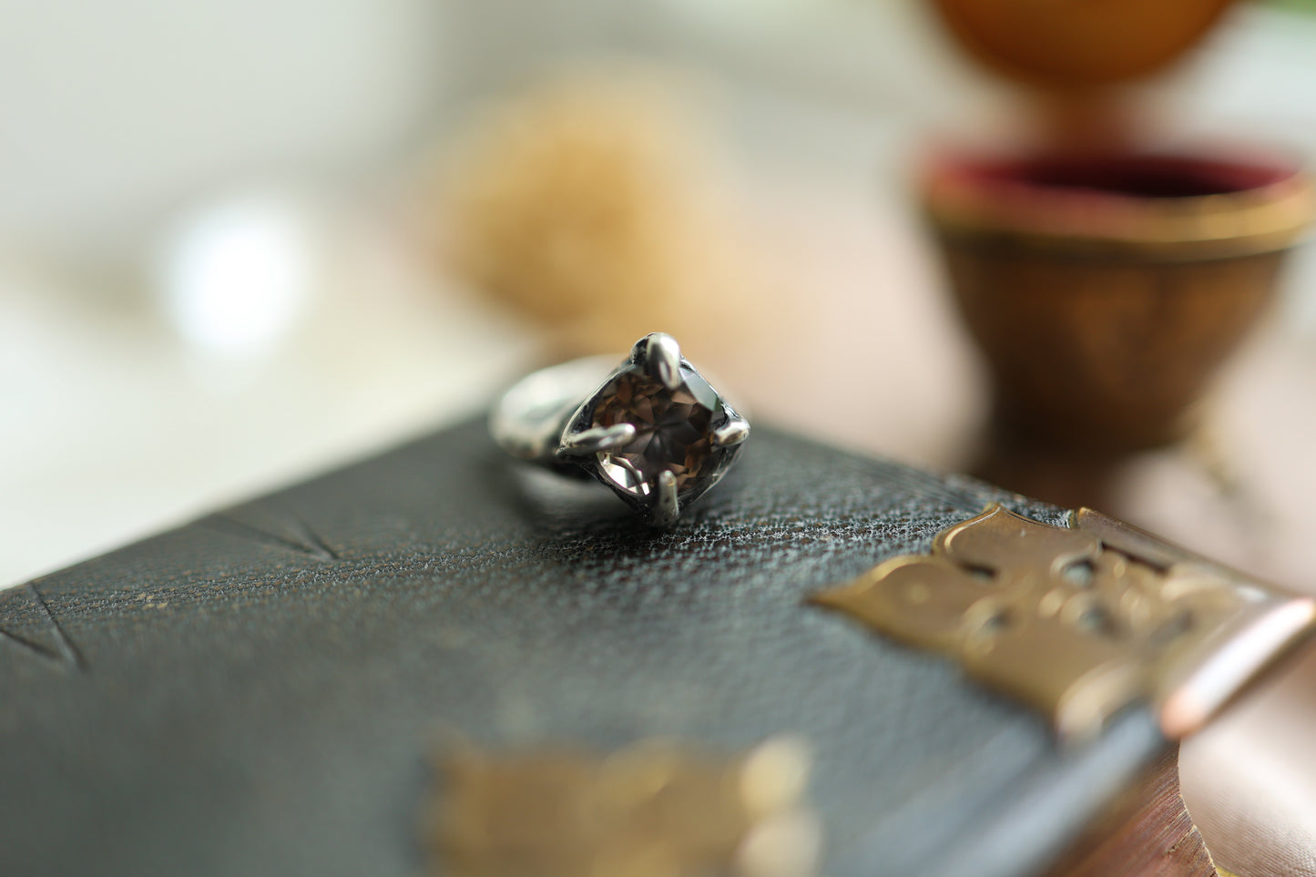 Ruined Ring - Smokey Quartz