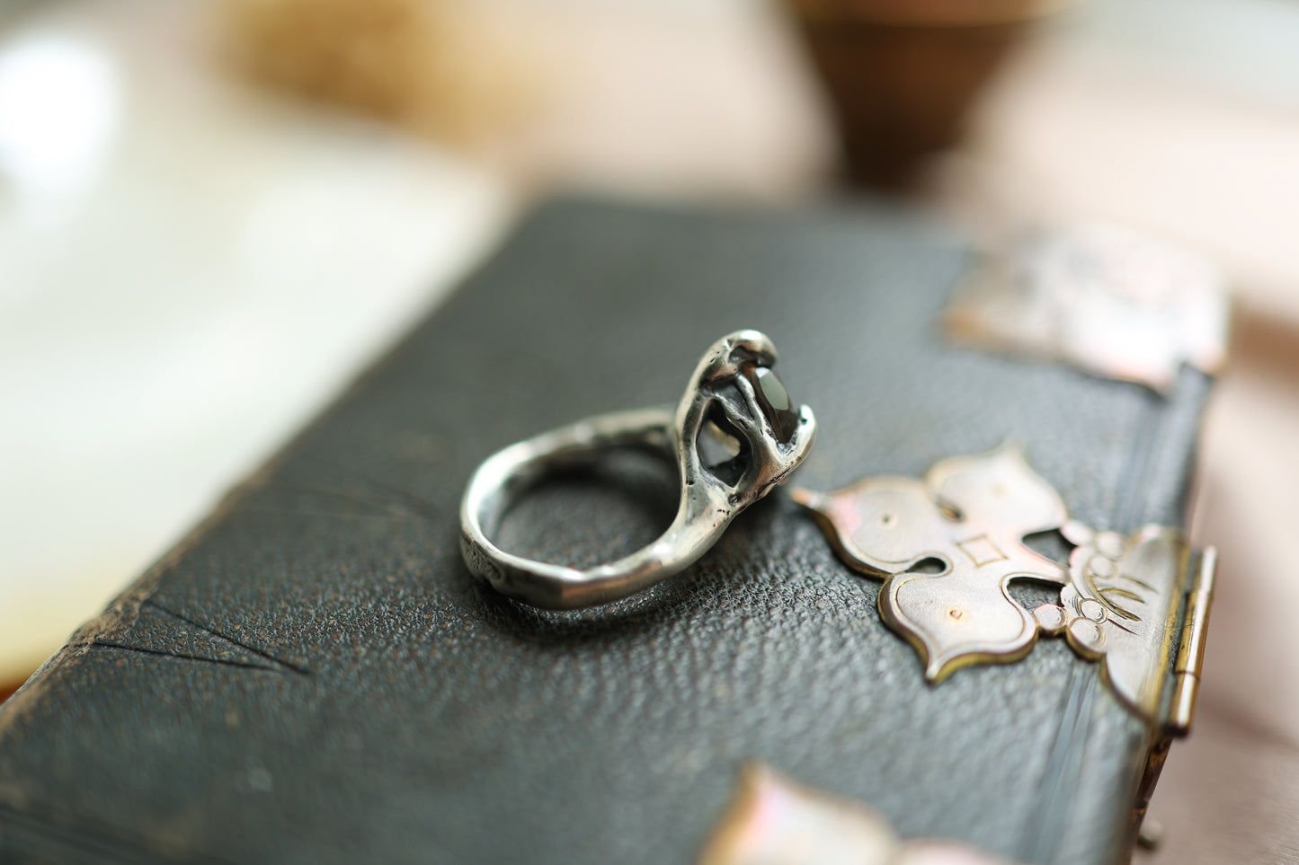 Ruined Ring - Smokey Quartz