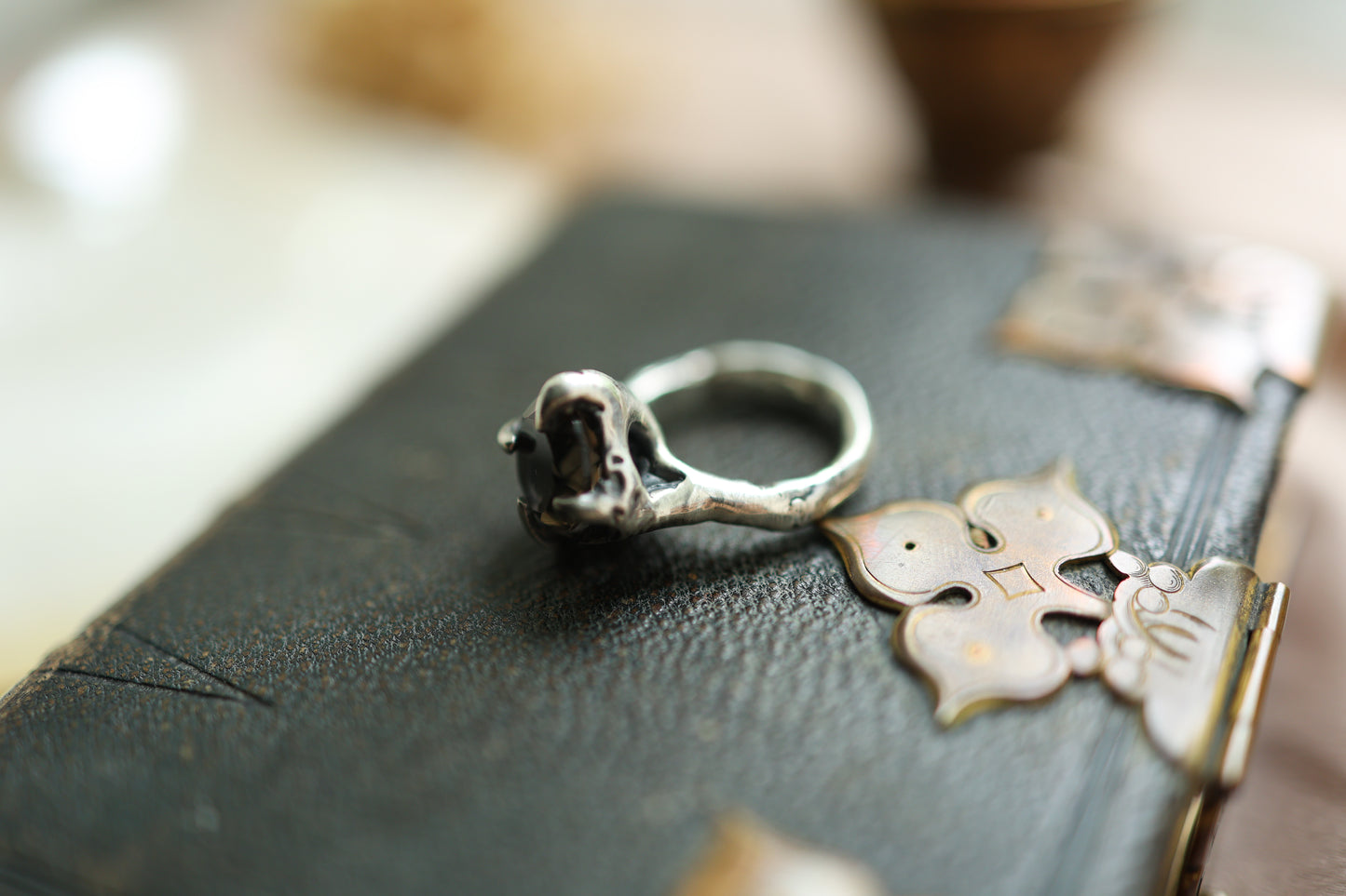 Ruined Ring - Smokey Quartz