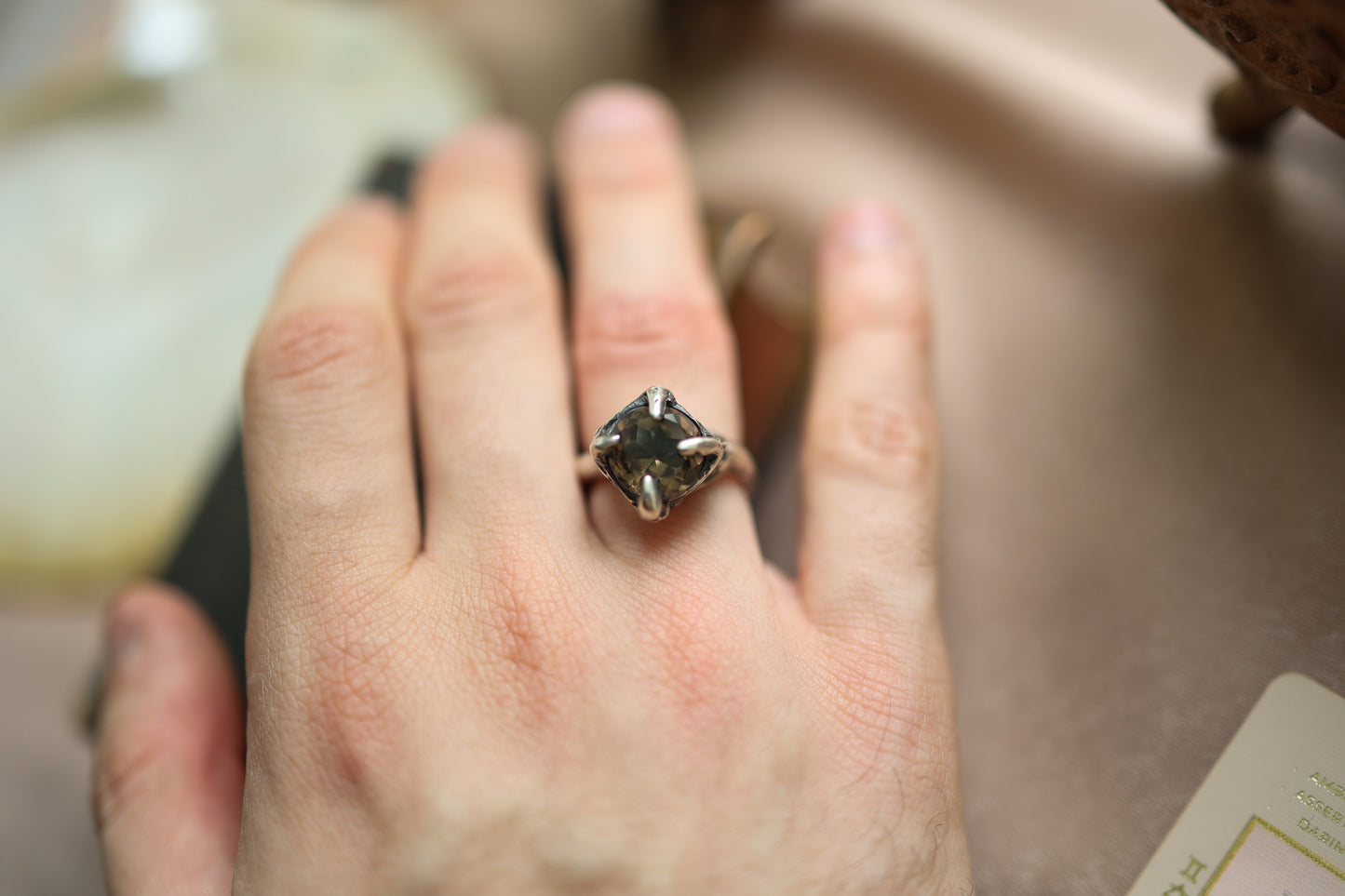 Ruined Ring - Smokey Quartz