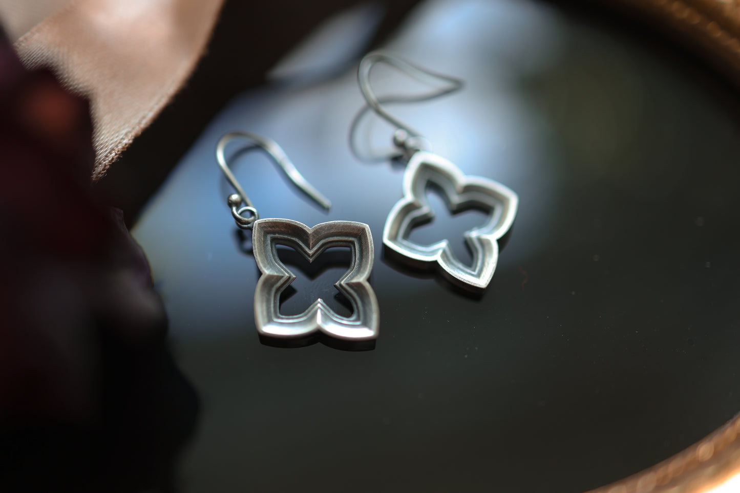 Morgana Earrings - Silver