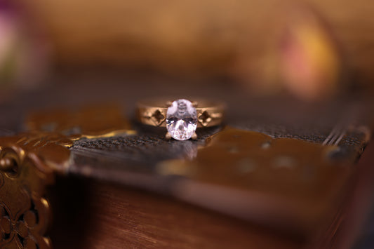 Sacred Union - Oval Lab Diamond Engagement Ring