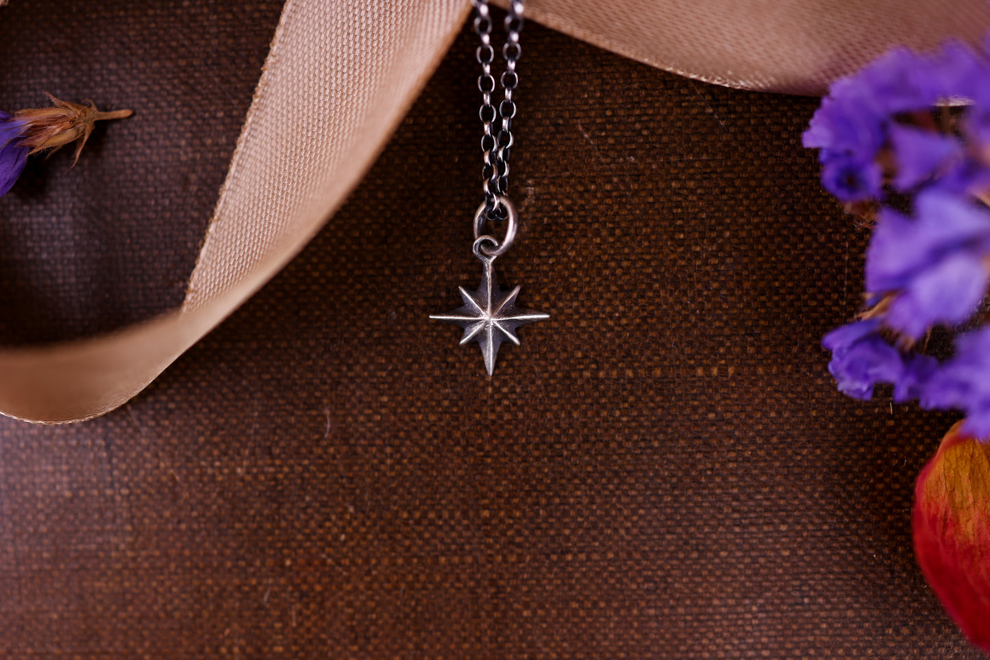 Celestial Star Pendant - Silver