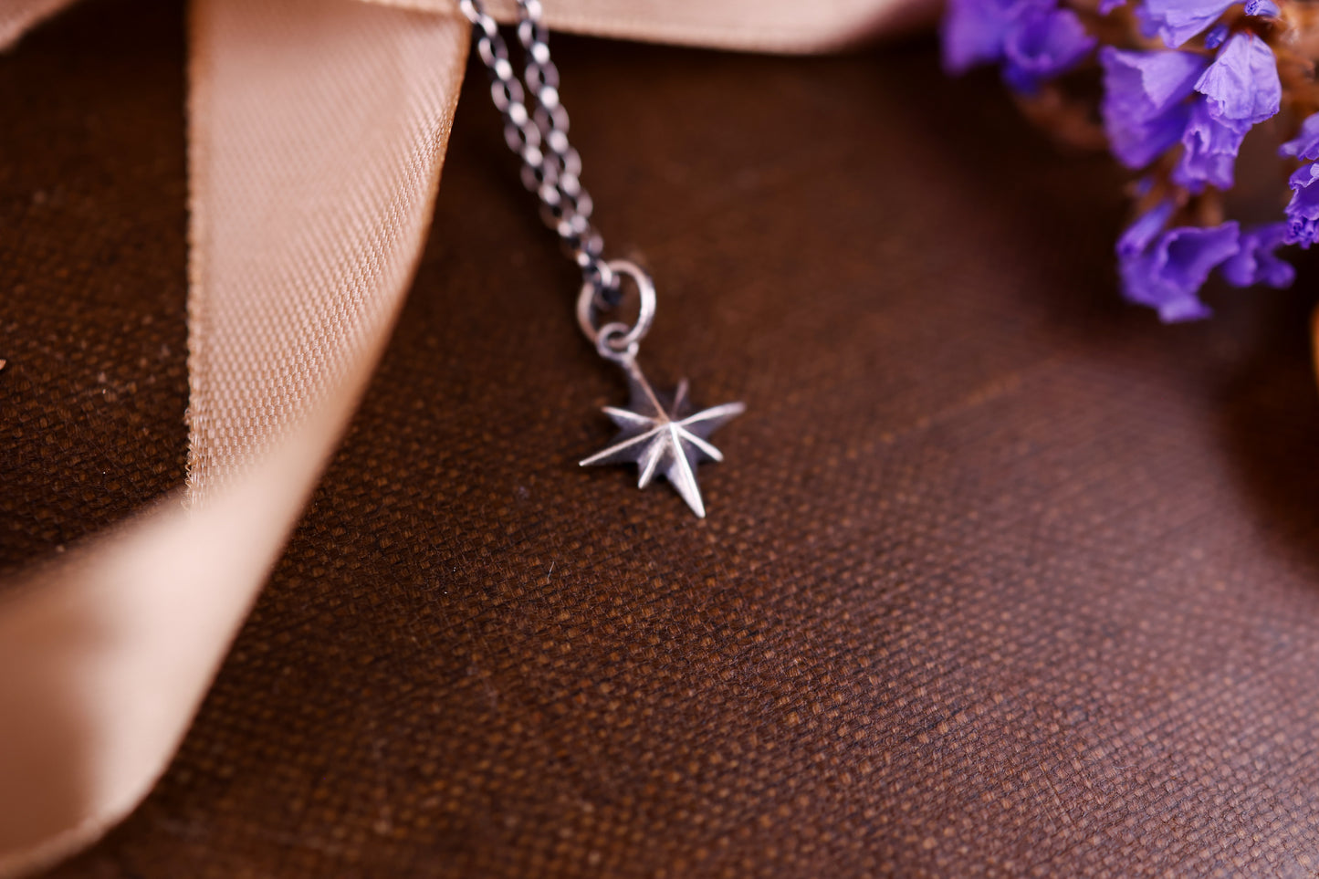 Celestial Star Pendant - Silver