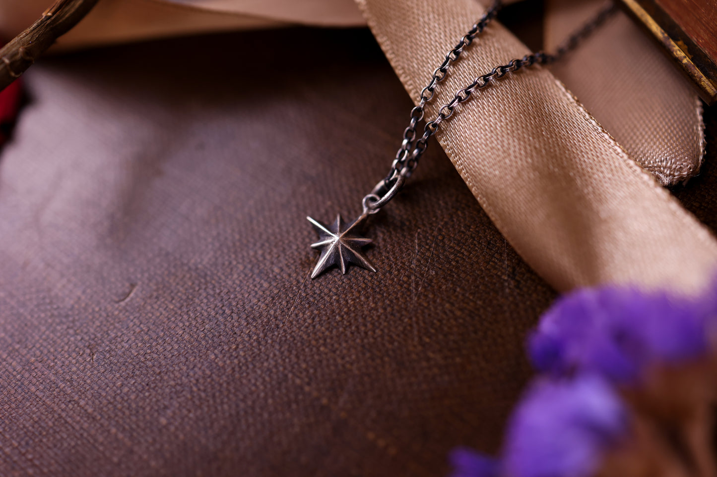 Celestial Star Pendant - Silver
