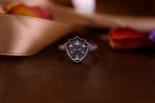 Cup Of Stars Signet - Silver