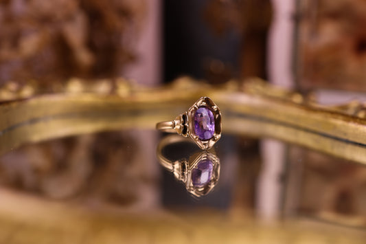Grand Flora - Amethyst + Gold (OOAK)