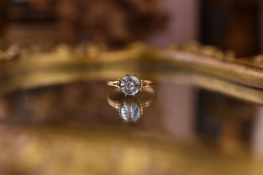 Vision - Sky Blue Topaz + Diamond - OOAK