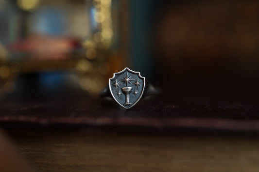 Cup Of Stars Signet - Silver