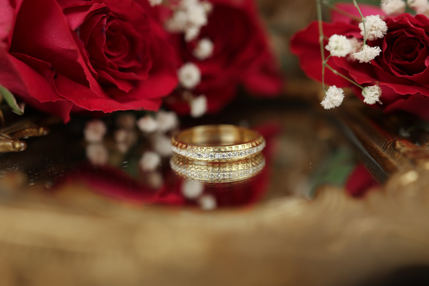 Eternally Yours - Gold & Lab Diamond Eternity Band