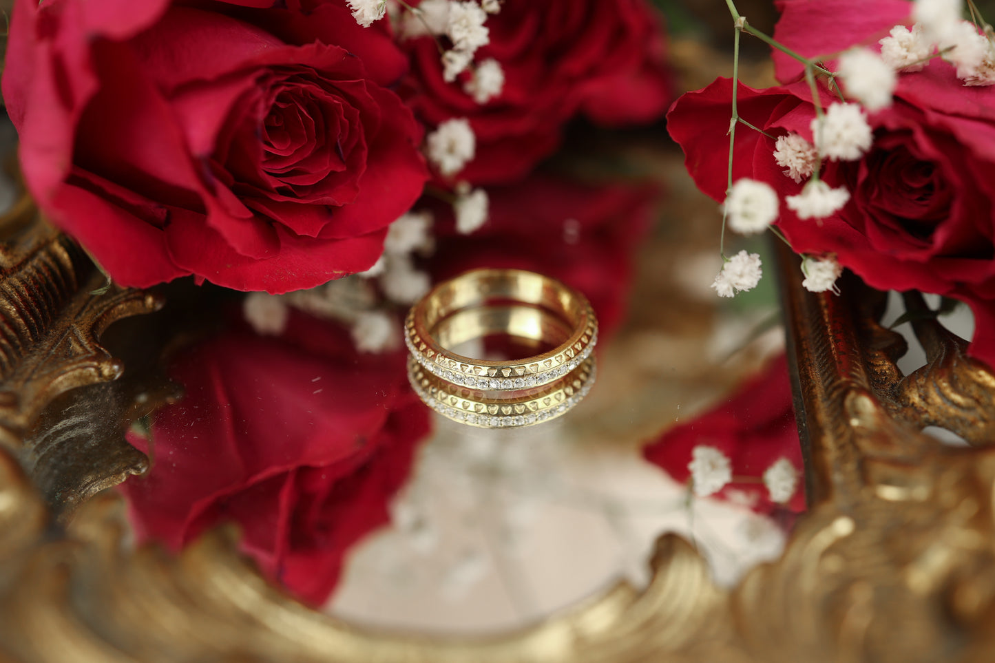 Eternally Yours - Gold & Lab Diamond Eternity Band