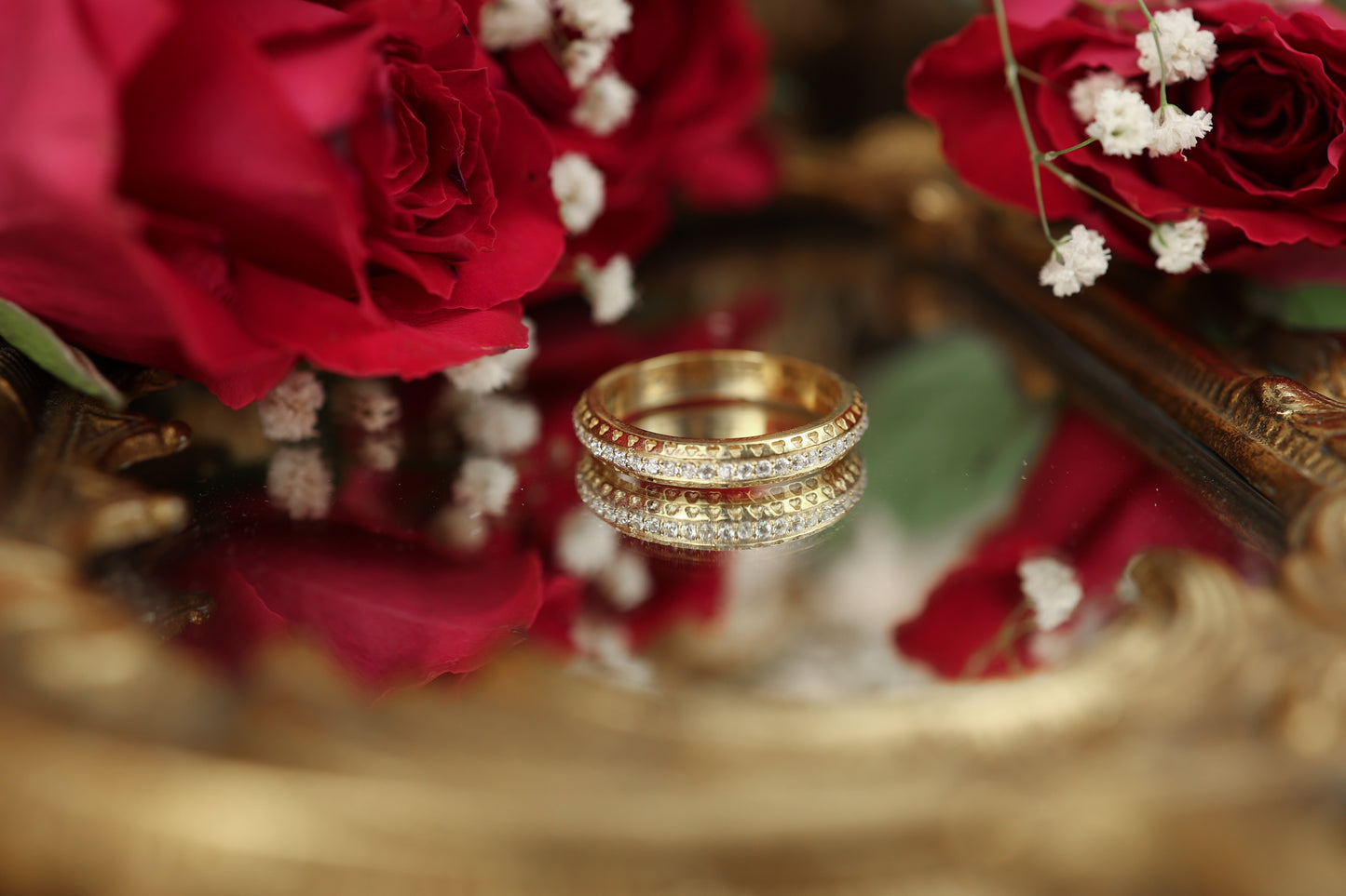 Eternally Yours - Gold & Lab Diamond Eternity Band
