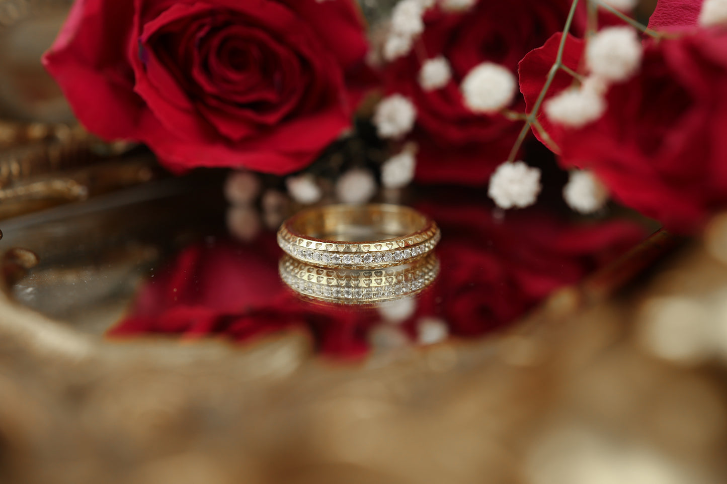 Eternally Yours - Gold & Lab Diamond Eternity Band