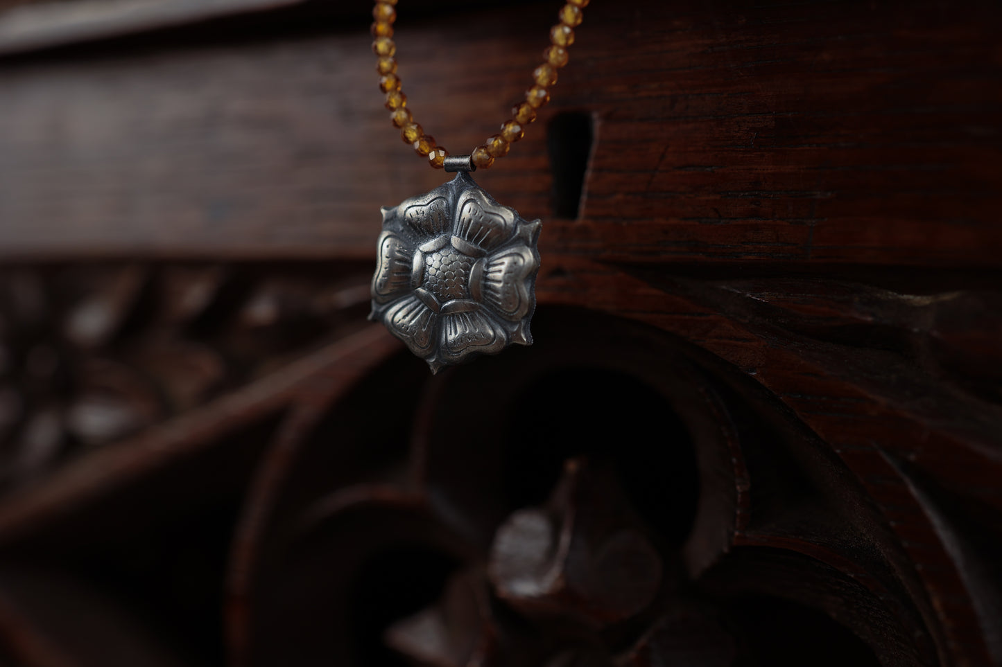 Autumn Rose Necklace