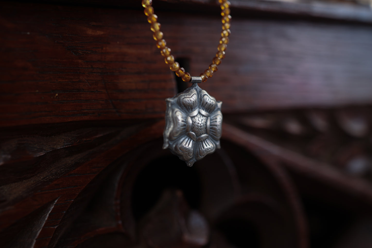 Autumn Rose Necklace