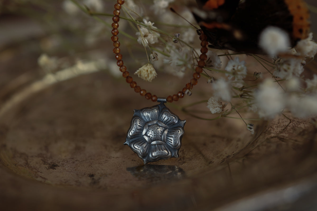 Autumn Rose Necklace