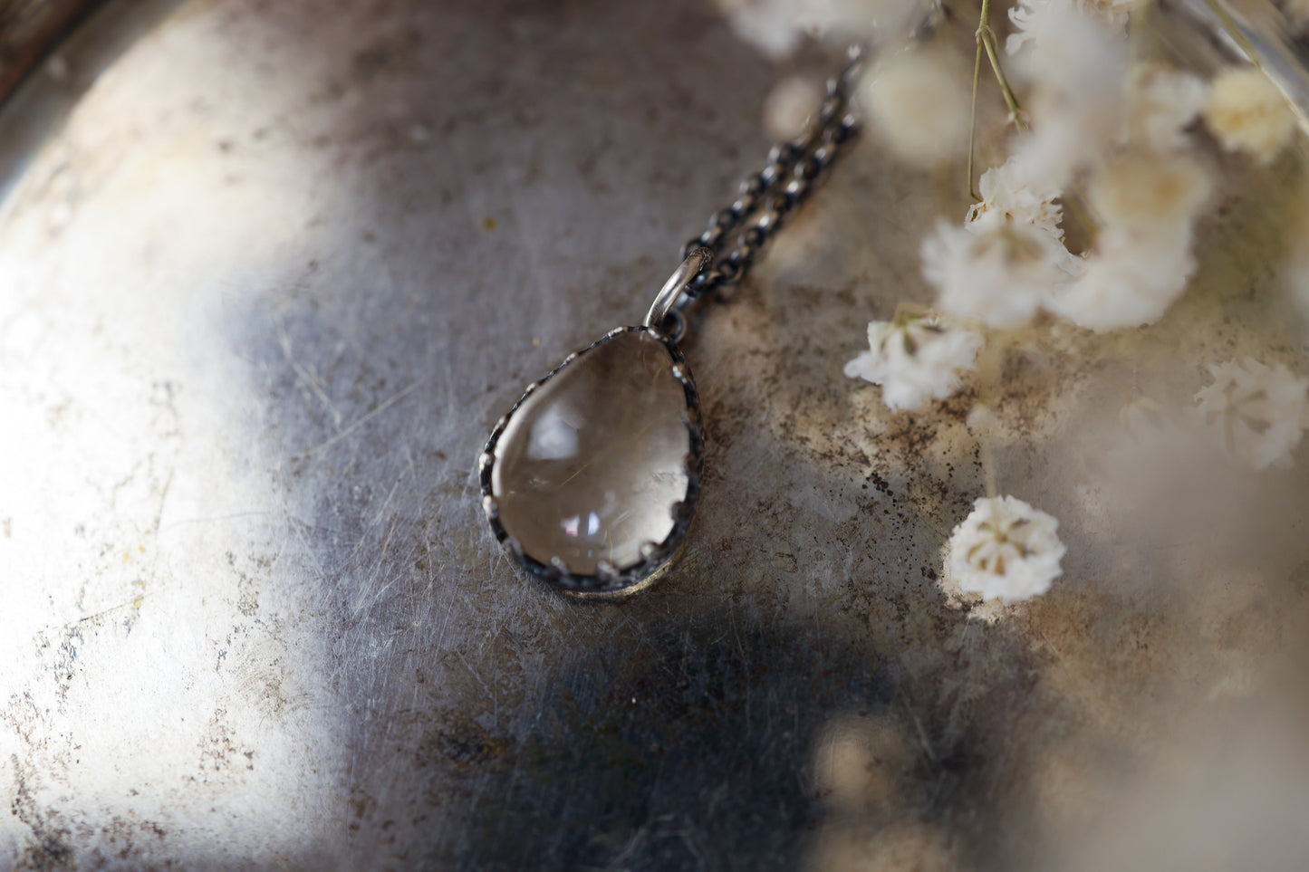 Crowned Charm - Golden Rutile Quartz