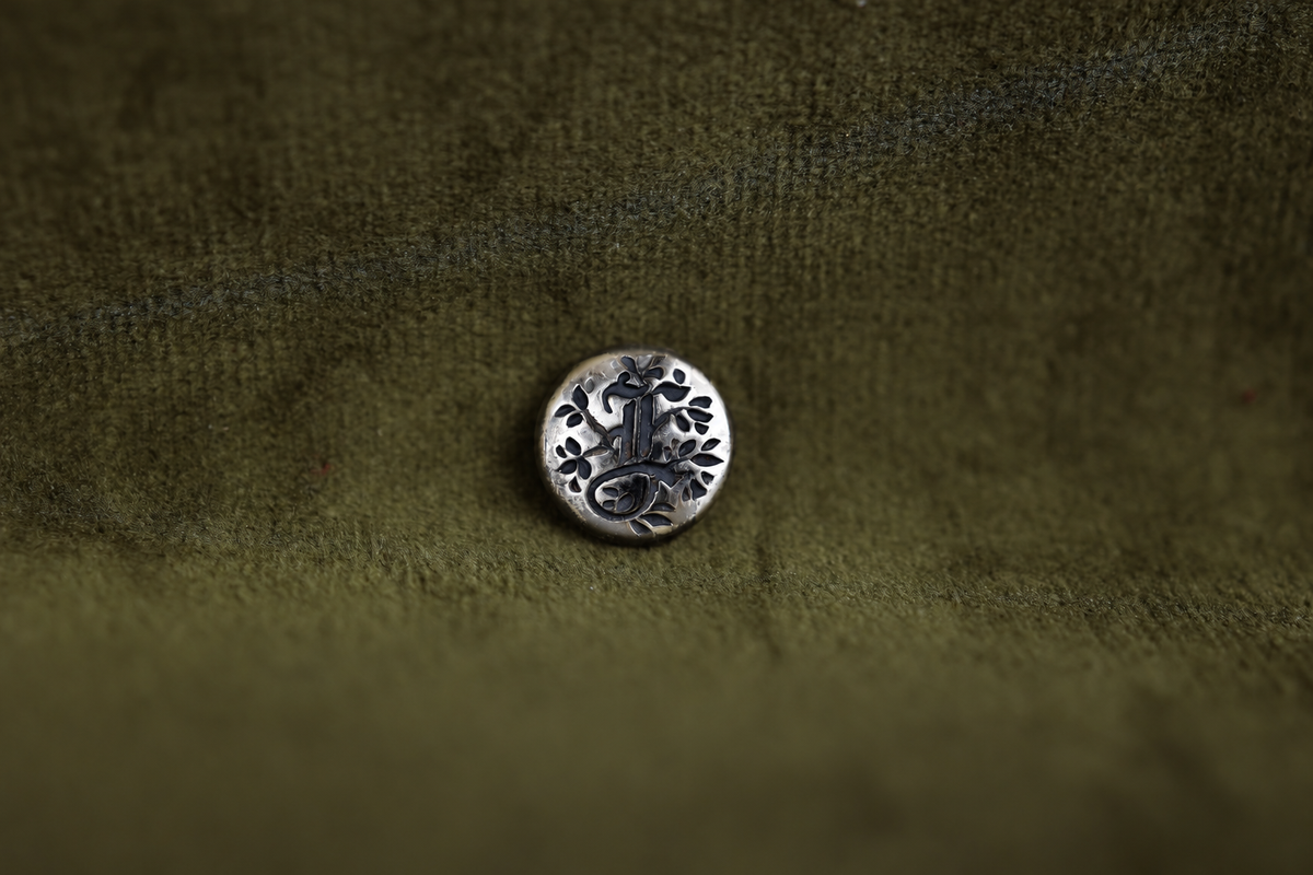 Gothic Initial Bookmark - Silver